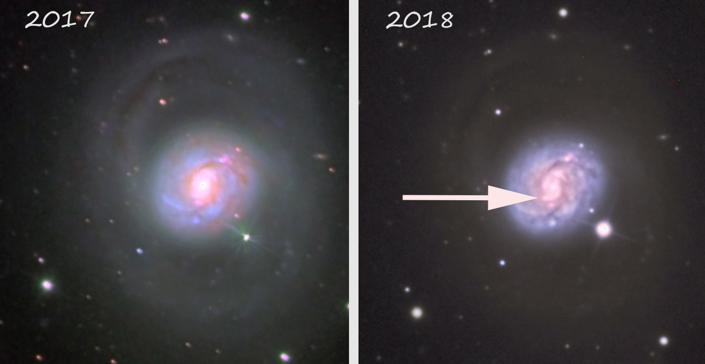 M77-Supernova